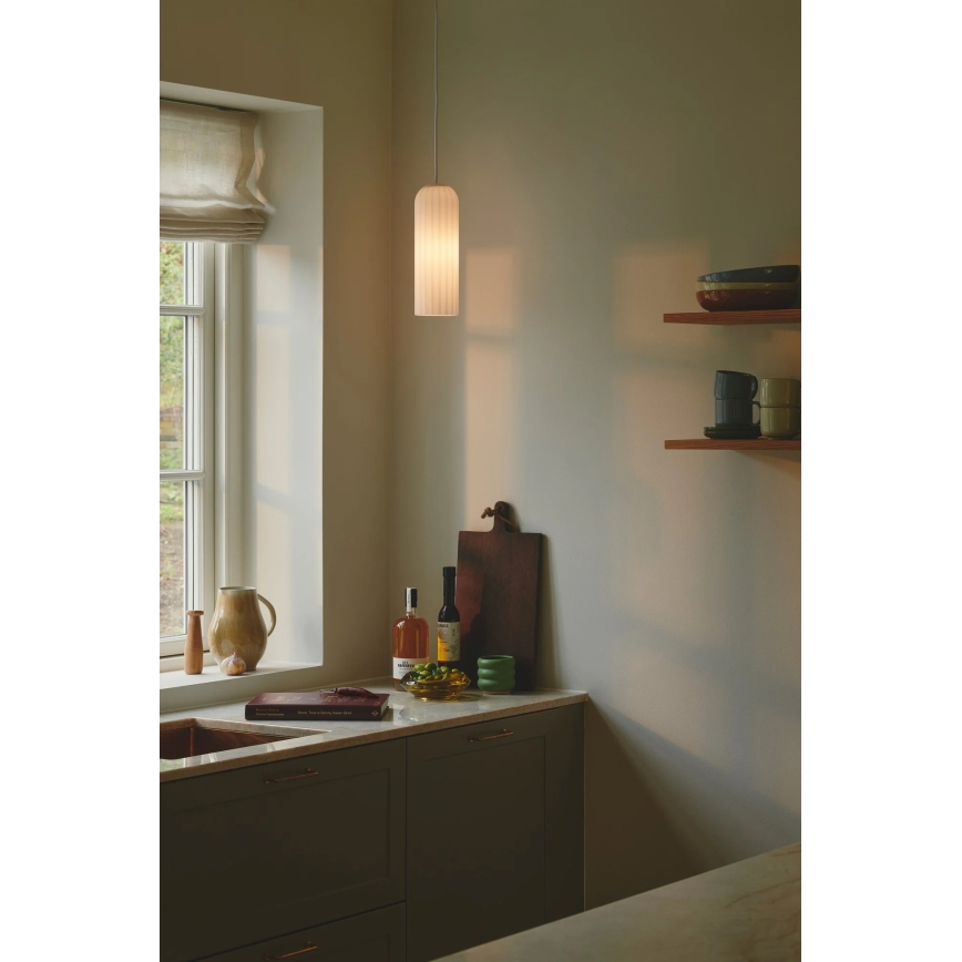 Nordlux - Pakabinamas šviestuvas su laidu MIELLA 1xE27/25W/230V baltas