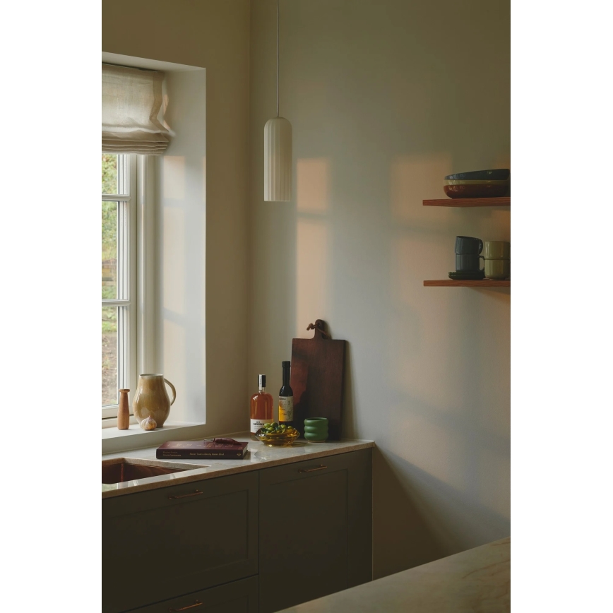 Nordlux - Pakabinamas šviestuvas su laidu MIELLA 1xE27/25W/230V baltas