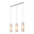 Nordlux - Pakabinamas šviestuvas su laidu MIELLA 3xE27/25W/230V baltas