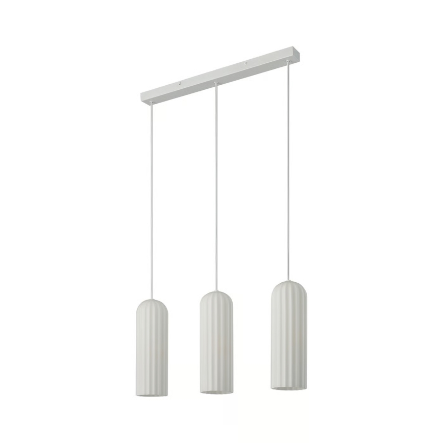 Nordlux - Pakabinamas šviestuvas su laidu MIELLA 3xE27/25W/230V baltas
