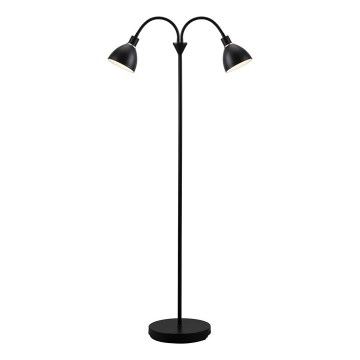 Nordlux - Pastatoma lempa RAY 2xE14/25W/230V juoda