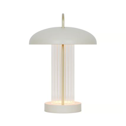 Nordlux - įkraunamas, šviesumą reguliuojantis jutiklinis stalinis LED šviestuvas MIRANO LED/3W/3,7V, smėlio spalvos