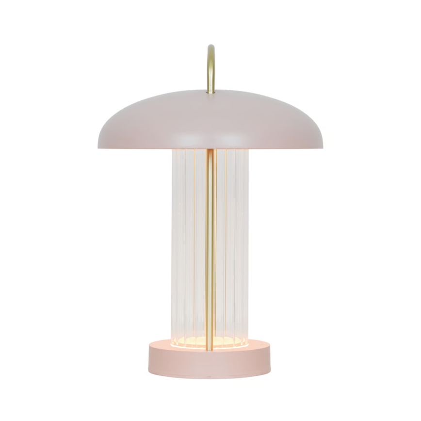 Nordlux - LED įkraunama jutiklinė stalinė lempa MIRANO, su reguliuojamu ryškumu, LED/3W/3,7V, rožinė