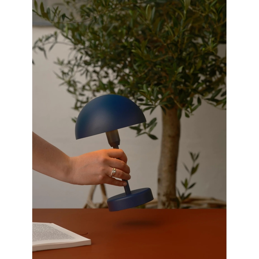 Nordlux - LED dimeriuojama įkraunama jutiklinė lauko stalinė lempa ELLEN LED/2,8W/3,7V IP44 mėlyna