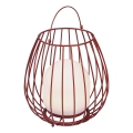 Nordlux - Reguliuojamas lauko nešiojamas LED šviestuvas JIM TO-GO LED/3W/3,7V IP54 5000 mAh raudonas