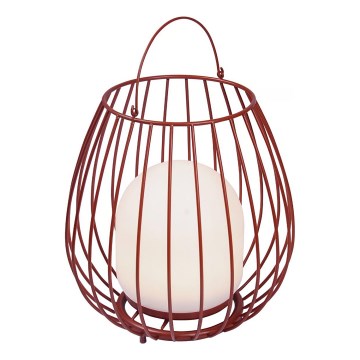 Nordlux - Reguliuojamas lauko nešiojamas LED šviestuvas JIM TO-GO LED/3W/3,7V IP54 5000 mAh raudonas