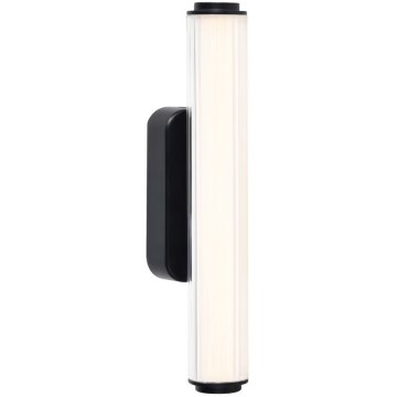 Nordlux - reguliuojamas LED vonios sieninis šviestuvas VIRELLE LED/8W/230V 3000/4000K IP44 juodas