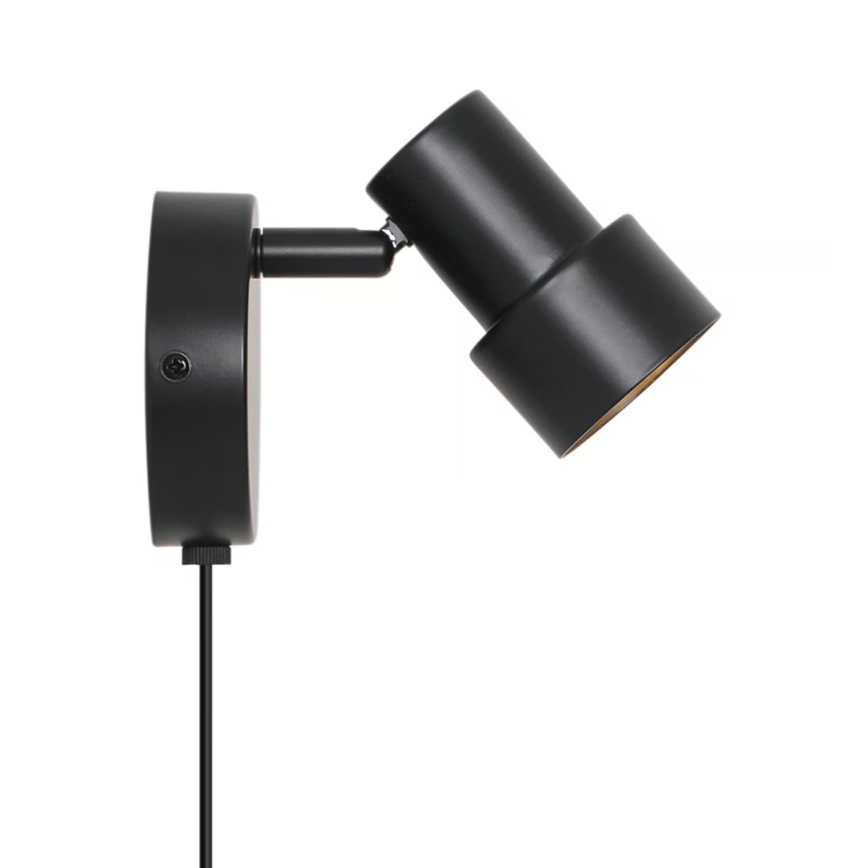 Nordlux - Sieninis akcentinis šviestuvas BOSTON 1xGU10/5W/230V juoda