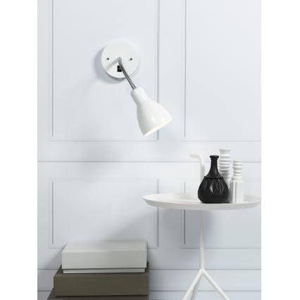 Nordlux - Siena flexible Akcentinis šviestuvas CYCLONE 1xE14/15W/230V balta