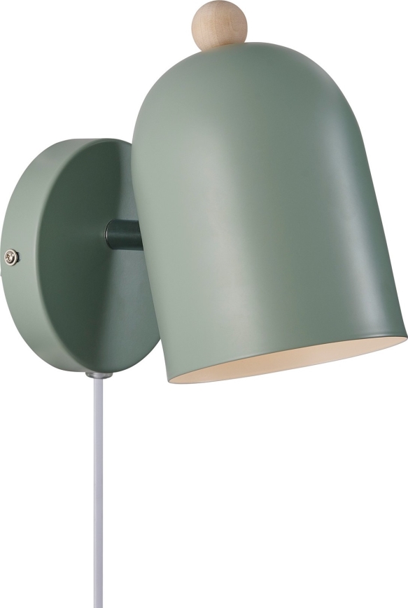 Nordlux - Sieninis akcentinis šviestuvas GASTON 1xE27/15W/230V žalia