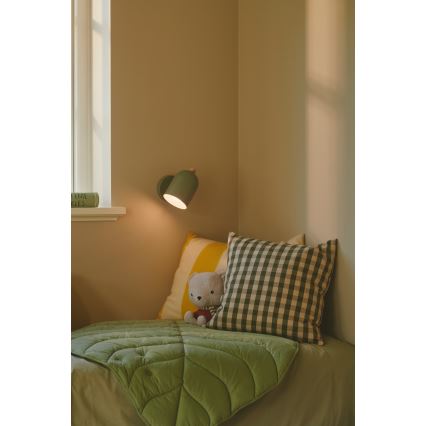 Nordlux - Sieninis akcentinis šviestuvas GASTON 1xE27/15W/230V žalia