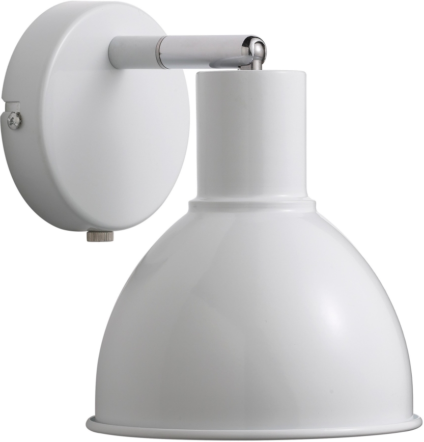 Nordlux - Sieninis akcentinis šviestuvas POP 1xE27/18W/230V balta