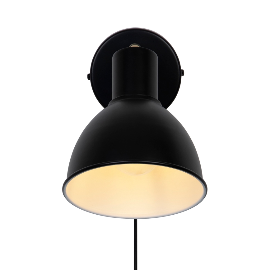 Nordlux - Sieninis akcentinis šviestuvas POP 1xE27/18W/230V juoda/auksas