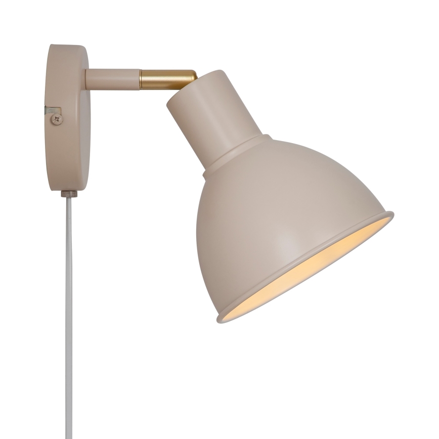 Nordlux - Sieninis akcentinis šviestuvas POP 1xE27/18W/230V smėlio spalva