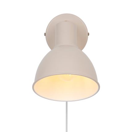 Nordlux - Sieninis akcentinis šviestuvas POP 1xE27/18W/230V smėlio spalva