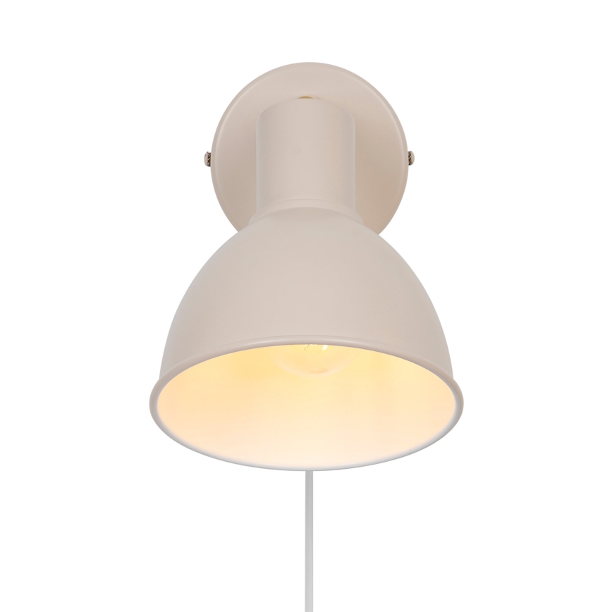 Nordlux - Sieninis akcentinis šviestuvas POP 1xE27/18W/230V smėlio spalva