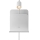 Nordlux - Sieninis akcentinis šviestuvas su lentyna ir USB ROOMI 1xGU10/8W/230V balta