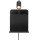Nordlux - Sieninis akcentinis šviestuvas su lentyna ir USB ROOMI 1xGU10/8W/230V juoda