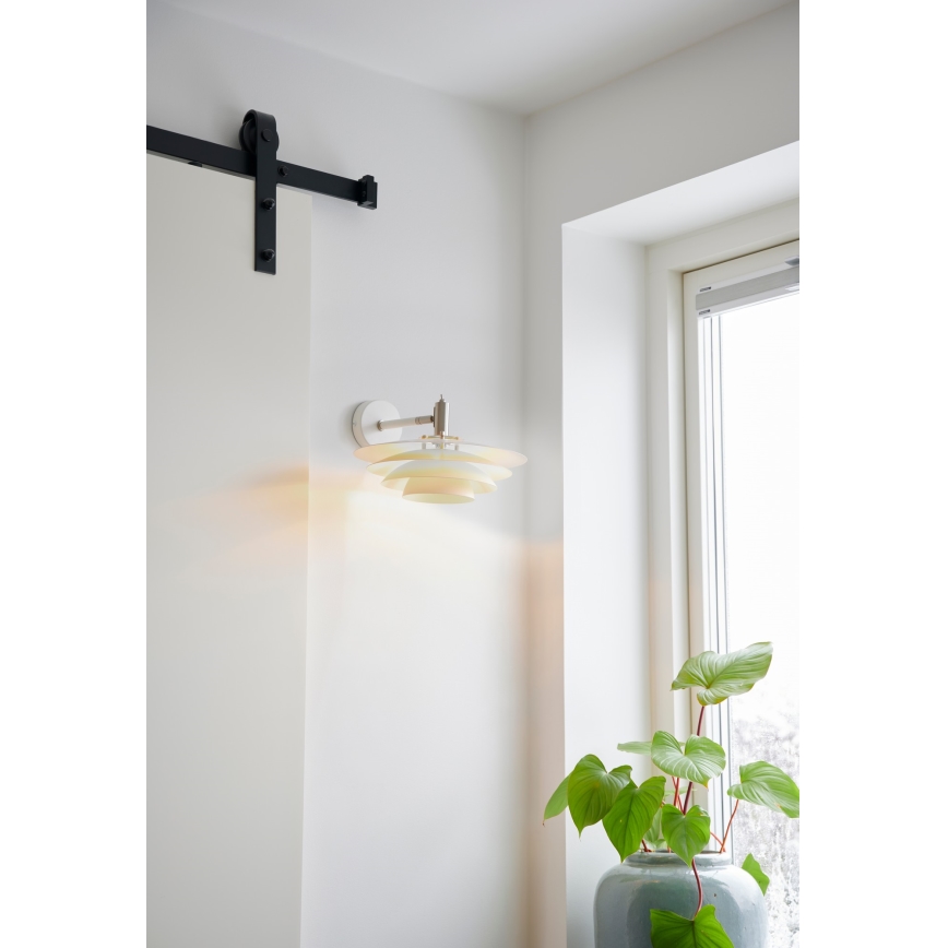 Nordlux - Sieninis šviestuvas BRETAGNE 1xG9/25W/230V balta