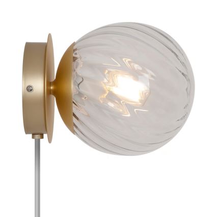 Nordlux - Sieninis šviestuvas CHISELL 1xE14/25W/230V žalvaris