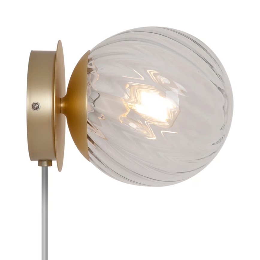 Nordlux - Sieninis šviestuvas CHISELL 1xE14/25W/230V žalvaris