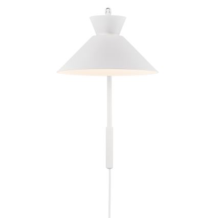 Nordlux - Sieninis šviestuvas DIAL 1xE27/40W/230V balta
