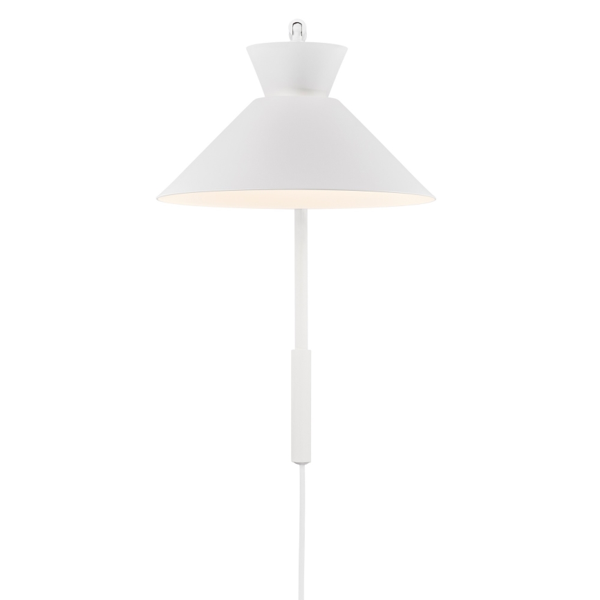 Nordlux - Sieninis šviestuvas DIAL 1xE27/40W/230V balta