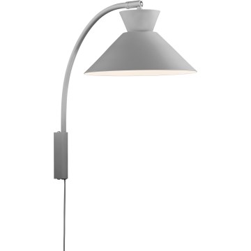 Nordlux - Sieninis šviestuvas DIAL 1xE27/40W/230V pilka