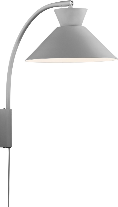 Nordlux - Sieninis šviestuvas DIAL 1xE27/40W/230V pilka