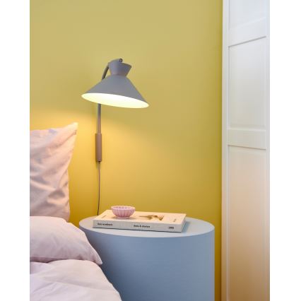 Nordlux - Sieninis šviestuvas DIAL 1xE27/40W/230V pilka
