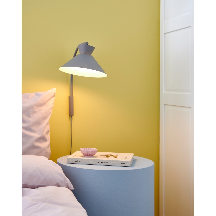 Nordlux - Sieninis šviestuvas DIAL 1xE27/40W/230V pilka