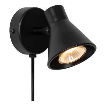 Nordlux - Sieninis šviestuvas EIK 1xGU10/35W/230V juodas