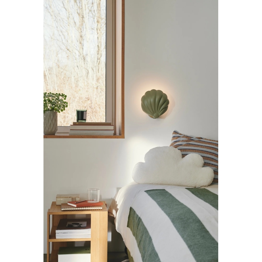 Nordlux - Sieninis šviestuvas KONCHI 1xE14/25W/230V žalia