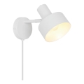 Nordlux - Sieninis šviestuvas MATIS 1xE27/15W/230V baltas