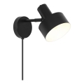 Nordlux - Sieninis šviestuvas MATIS 1xE27/15W/230V juodas