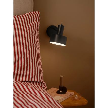 Nordlux - Sieninis šviestuvas MATIS 1xE27/15W/230V juodas