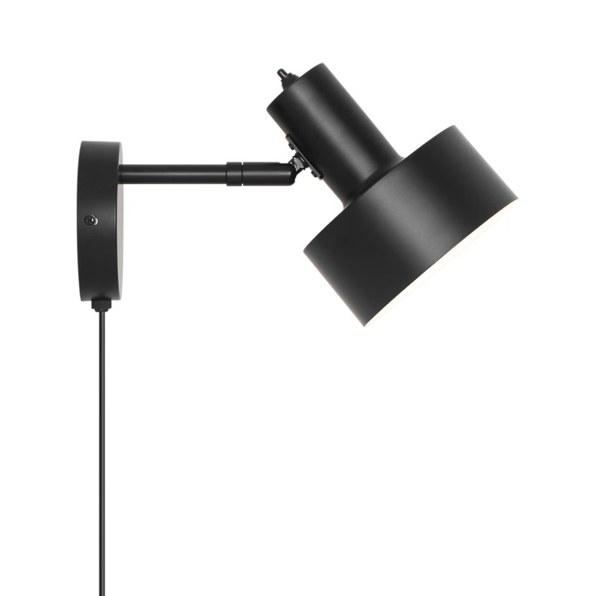 Nordlux - Sieninis šviestuvas MATIS 1xE27/15W/230V juodas