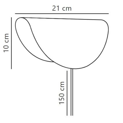 Nordlux - Sieninis šviestuvas MODEL 1xE14/25W/230V balta