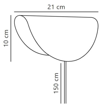Nordlux - Sieninis šviestuvas MODEL 1xE14/25W/230V smėlio spalva