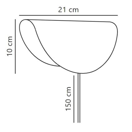 Nordlux - Sieninis šviestuvas MODEL 1xE14/25W/230V žalia