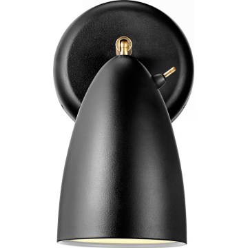 Nordlux - Sieninis šviestuvas NEXUS 1xGU10/6W/230V juodas