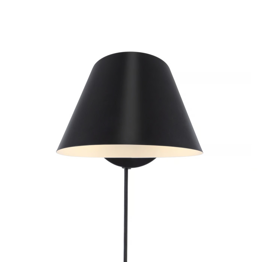 Nordlux - Sieninis šviestuvas STAY 1xE27/60W/230V juodas