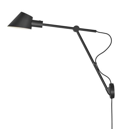 Nordlux - Sieninis šviestuvas STAY 1xE27/60W/230V juodas