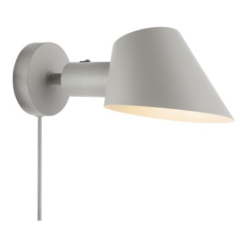 Nordlux - Sieninis šviestuvas STAY 1xE27/60W/230V pilka