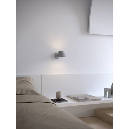 Nordlux - Sieninis šviestuvas STAY 1xE27/60W/230V pilka