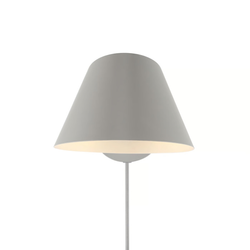 Nordlux - Sieninis šviestuvas STAY 1xE27/60W/230V pilka