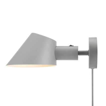 Nordlux - Sieninis šviestuvas STAY 1xE27/60W/230V pilka