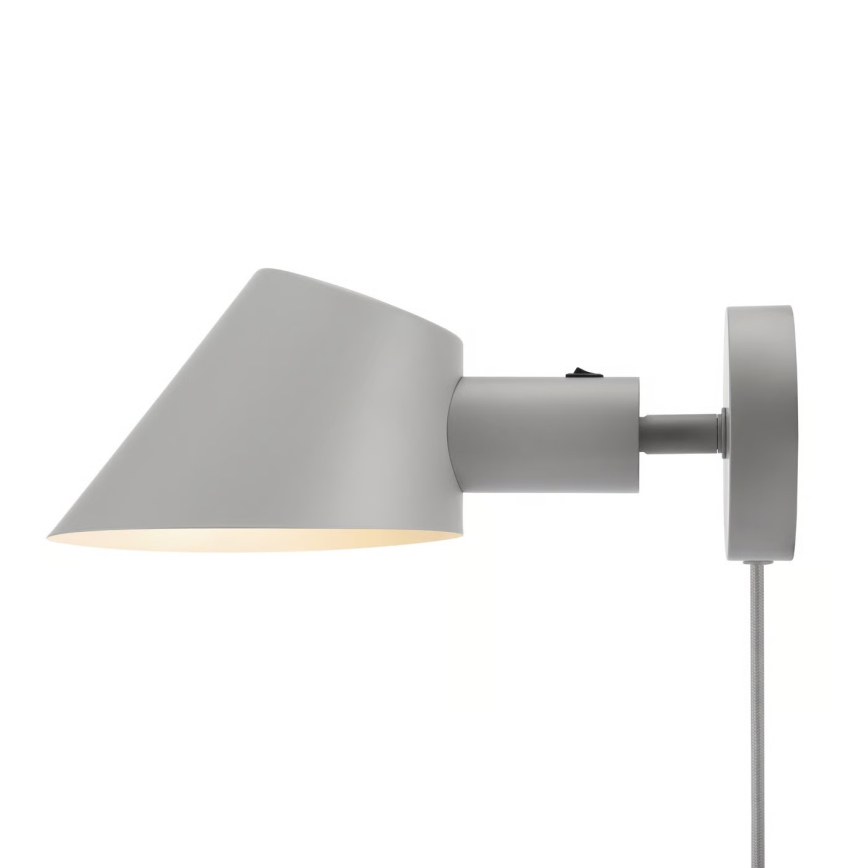 Nordlux - Sieninis šviestuvas STAY 1xE27/60W/230V pilka