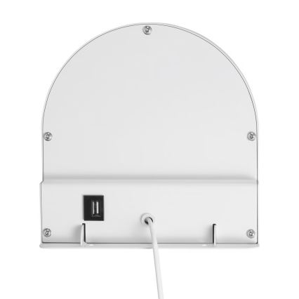 Nordlux - Sieninis šviestuvas su lentyna CODY 1xGU10/15W/230V baltas