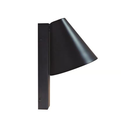 Nordlux - Sieninis šviestuvas su USB WILMER 1xE14/40W/230V juodas